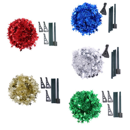 Tinsel Pop Up with Stand Gorgeous Collapsible Artificial for Christmas Decorations
