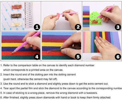 Landscape Cat New Crystal Diamond Embroidery Painting