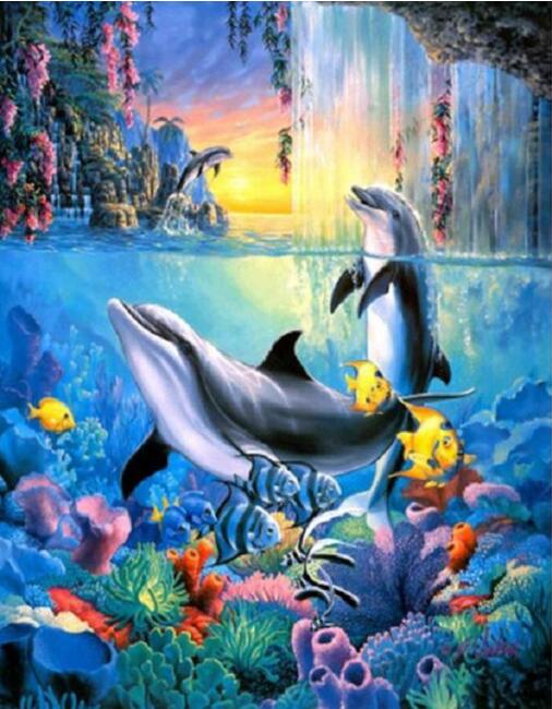 Diamond Painting -Majestic Dolphin