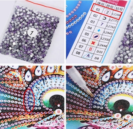 Diamond Painting Animals Owl Couture Special Shaped 5D Mosaic DIY Crafts Home Decor