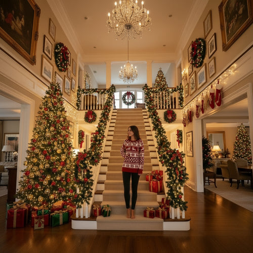 Christmas Elk Long Sleeve Knitted Sweater
