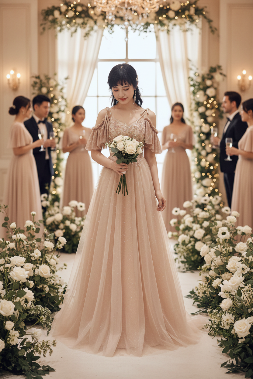 Bridesmaid Dress Temperament Wedding Dresses