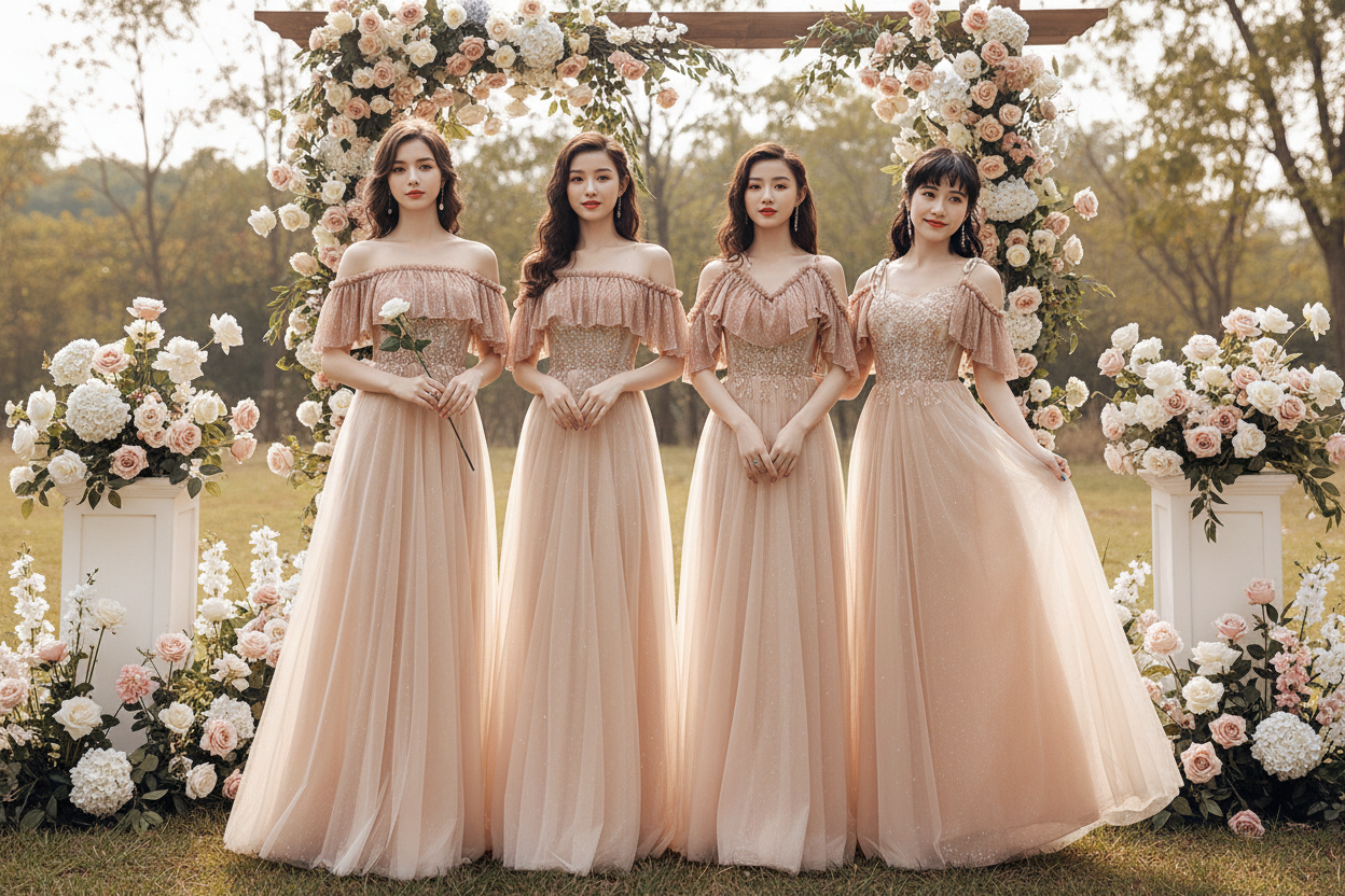 Bridesmaid Dress Temperament Wedding Dresses