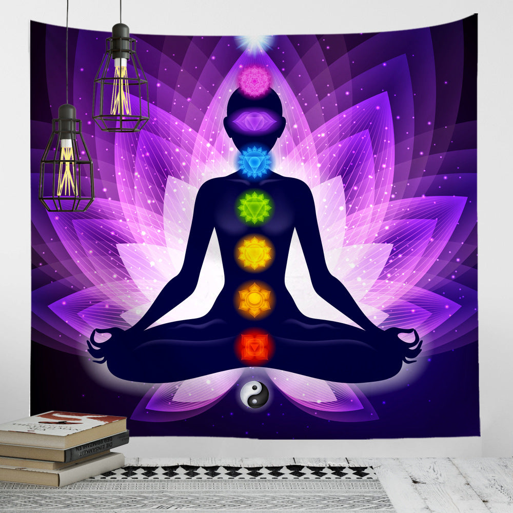 Nordic Cloth Background Wall Digital Printing Yoga Meditation Tapestry