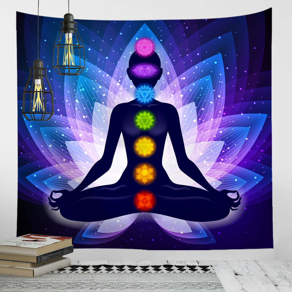 Nordic Cloth Background Wall Digital Printing Yoga Meditation Tapestry