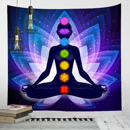 Nordic Cloth Background Wall Digital Printing Yoga Meditation Tapestry