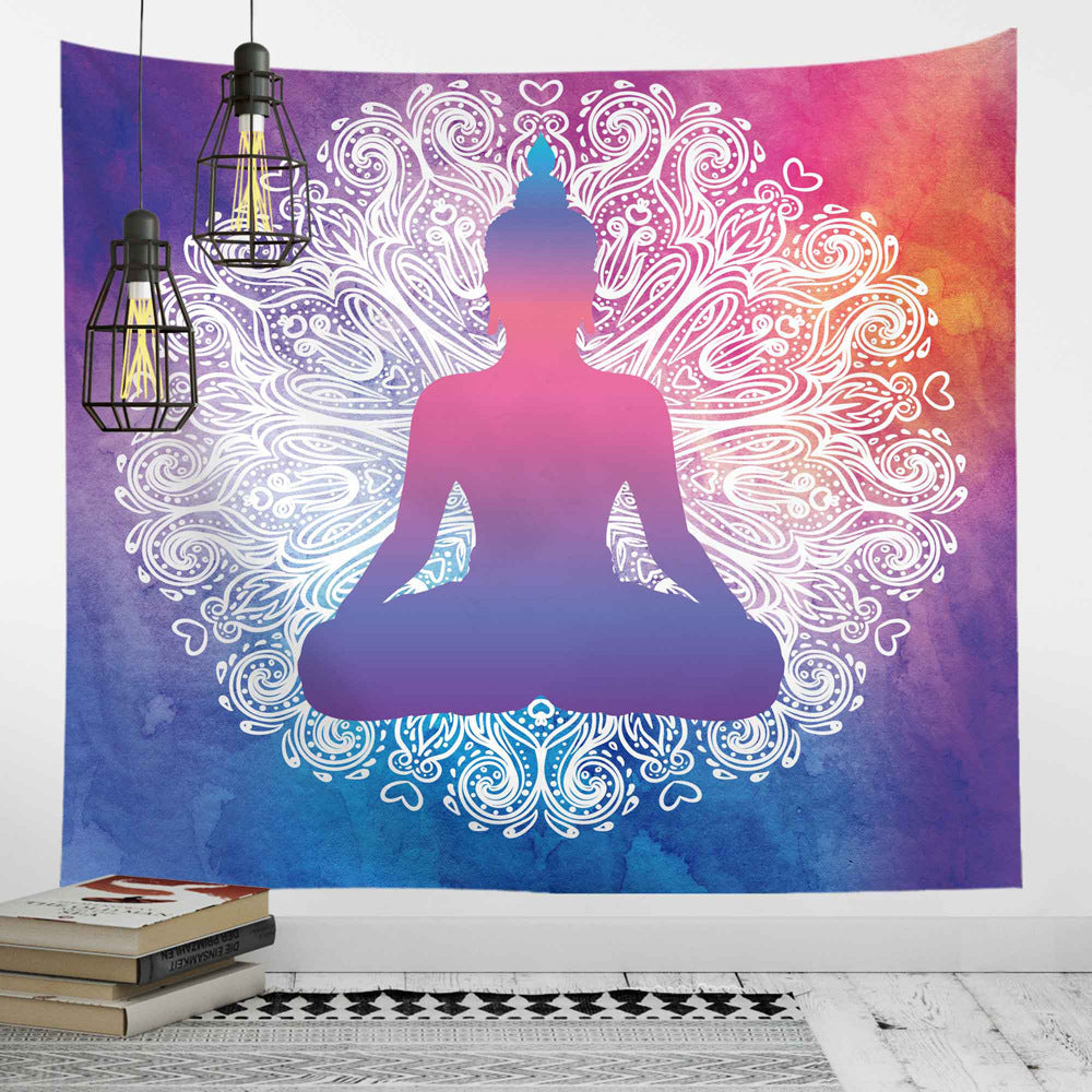 Nordic Cloth Background Wall Digital Printing Yoga Meditation Tapestry