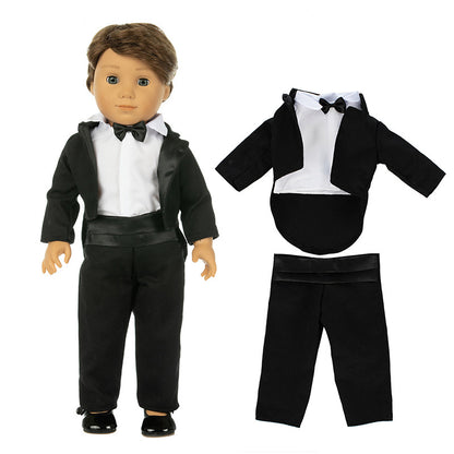 18 Inch American Girl Doll Snow White Wedding Dress Suit Suit Dress Up Doll Clothes