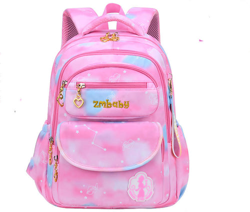 Primary School  Female Sweet And C Gradient Backpack 1-3-6 Grade Large Bag