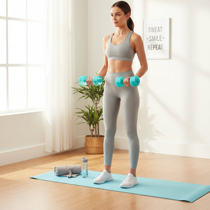 Body Building Water Dumbbell Weight Dumbbells Slimming Fitness Gym Equipment Yoga for Training Sport Plastic Bottle Exercise