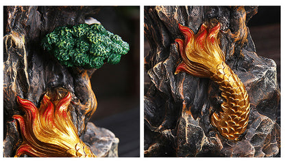 Creative Dragon Prosperity Back-flow Incense, Decoration Indoor Household Sandalwood Agarwood  Furnace