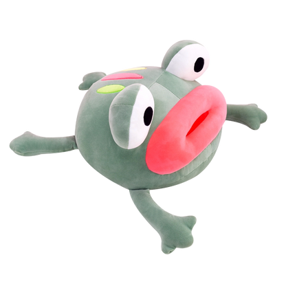 Sausage Mouth Doll Pomming Frog Doll Funny Frog Hugging Pillow