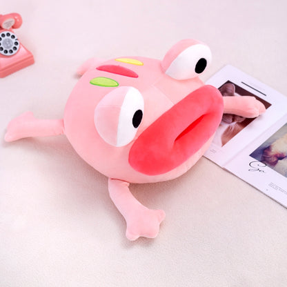 Sausage Mouth Doll Pomming Frog Doll Funny Frog Hugging Pillow