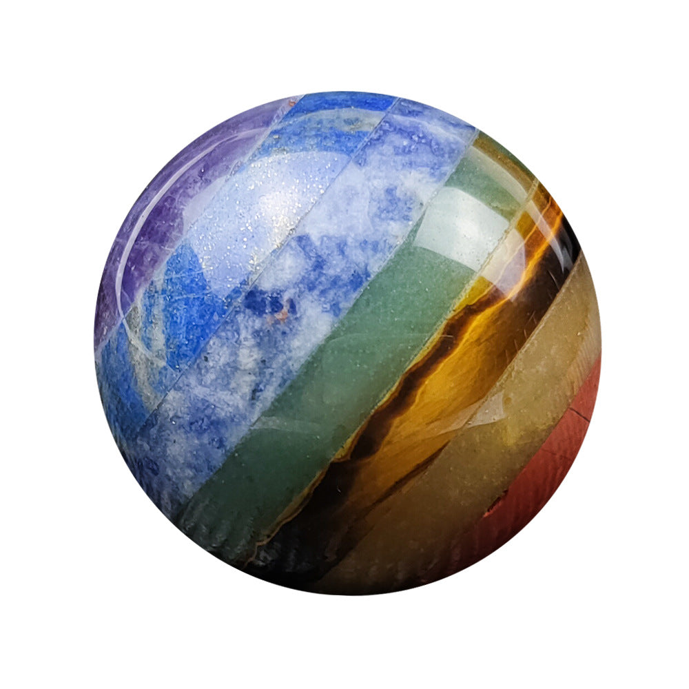 Seven Chakras 40mm Ball Decoration Health Ball