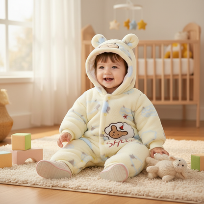 Thickened Warm Quilted Outing Clothes For Autumn And Winter