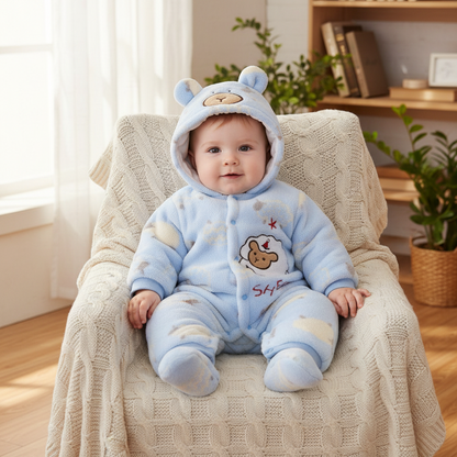 Thickened Warm Quilted Outing Clothes For Autumn And Winter