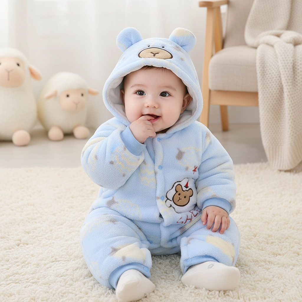 Thickened Warm Quilted Outing Clothes For Autumn And Winter