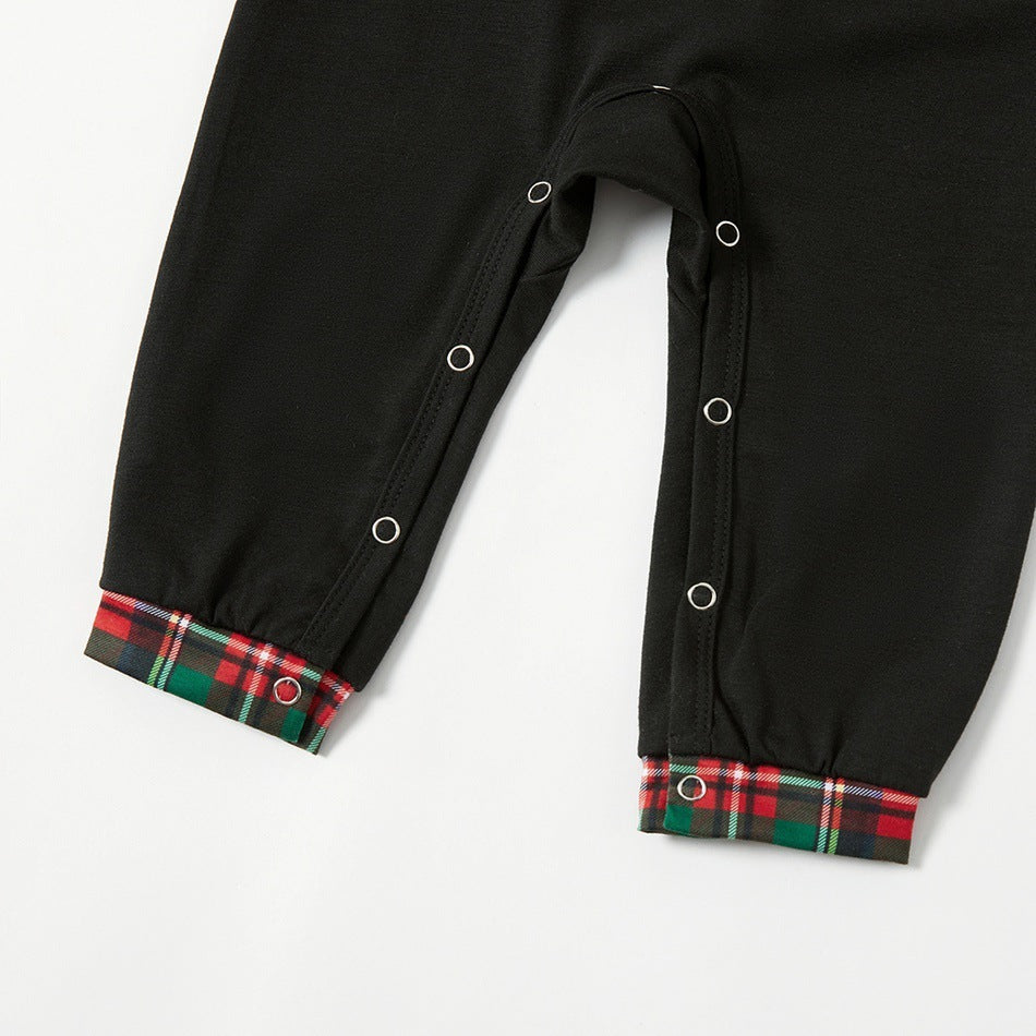 Christmas Printed Sleepwear Jumpsuit