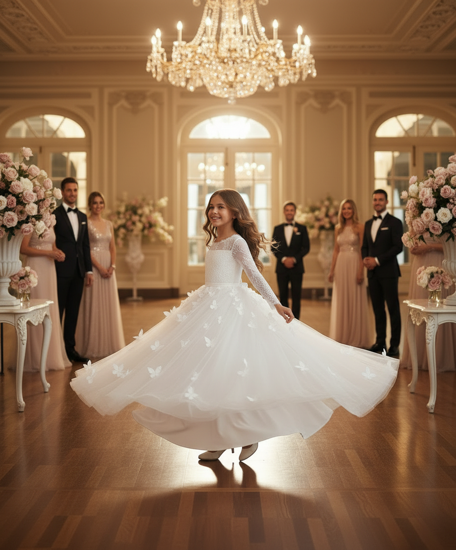 Princess dress flower girl evening dress
