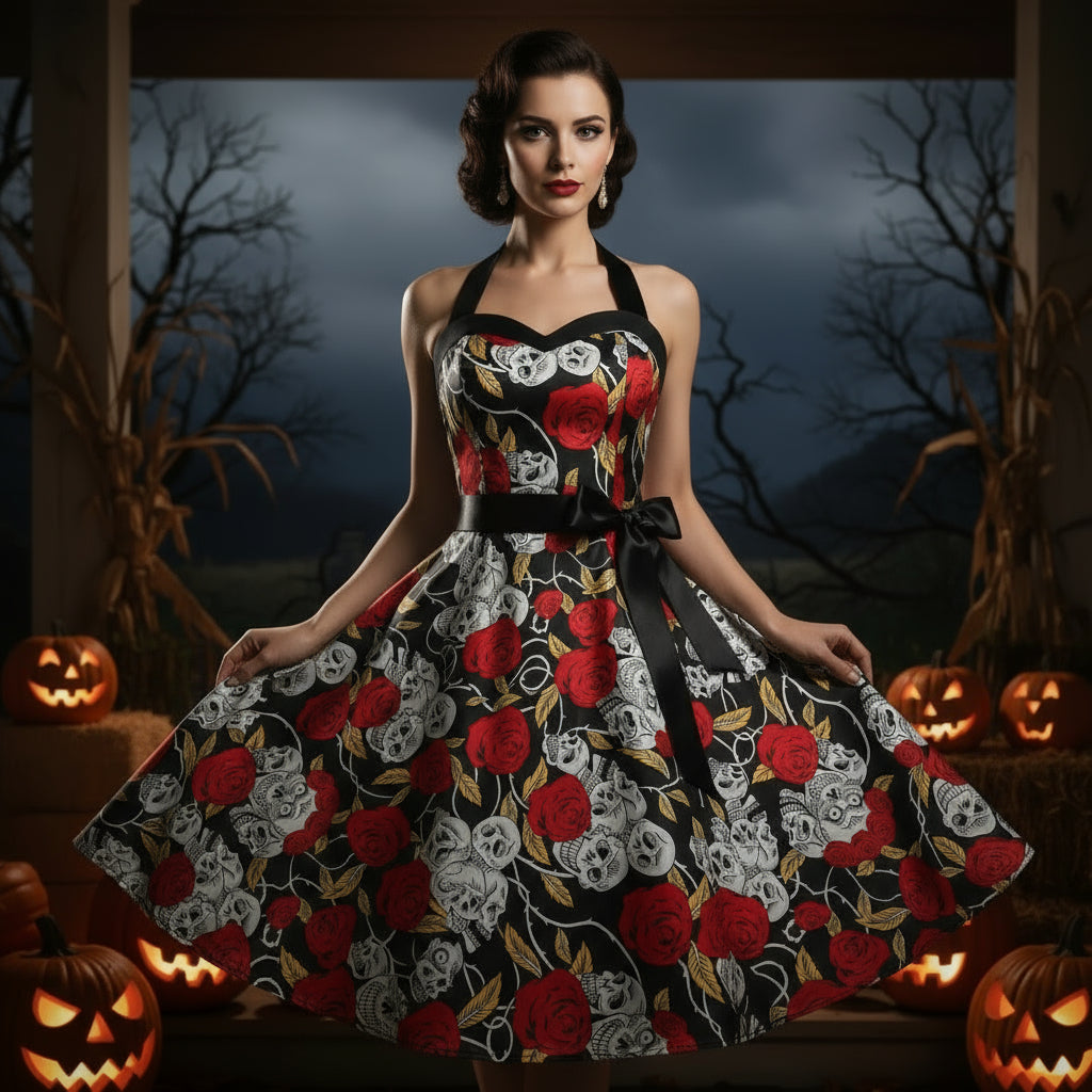 Halloween  Hepburn Dress