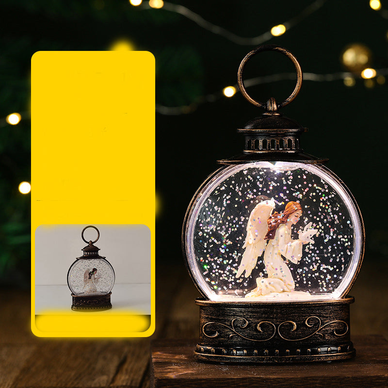 Christmas Decoration Water Injection Small Wind Lantern Ornaments