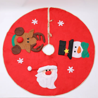 Christmas tree skirt decorations, gifts, scene matching