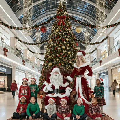 Santa couple costume Christmas dress