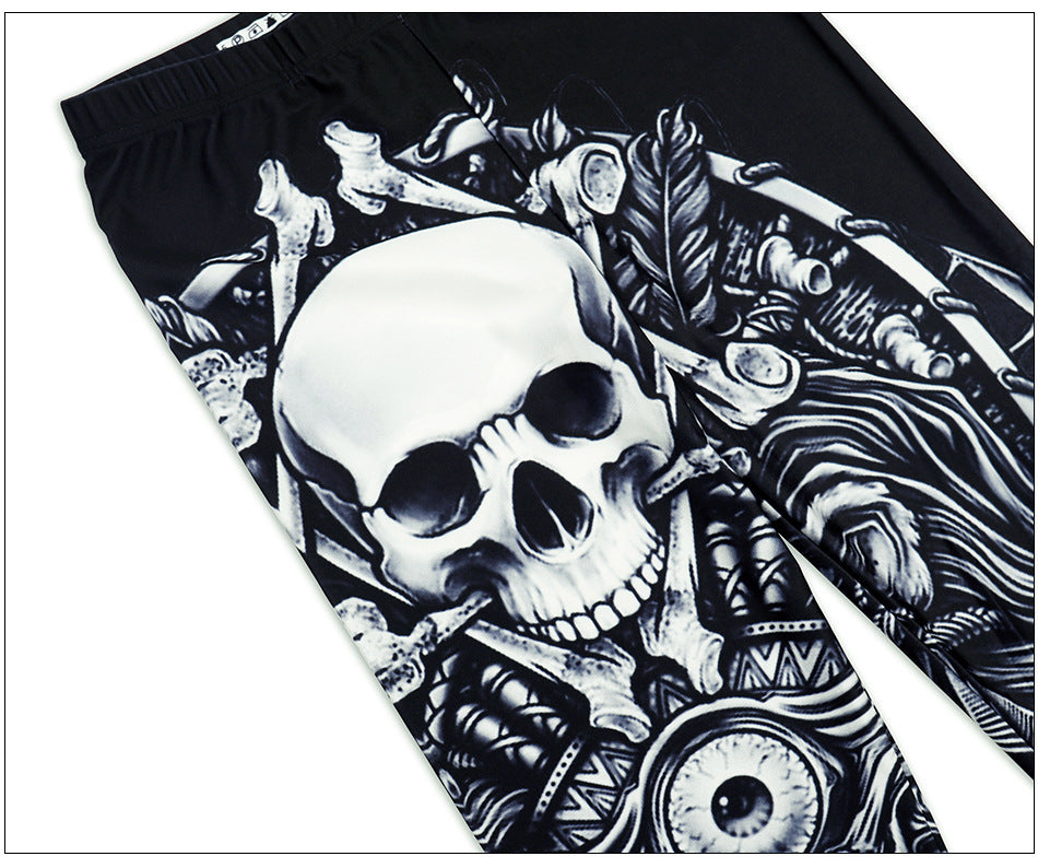 Printed Halloween leggings