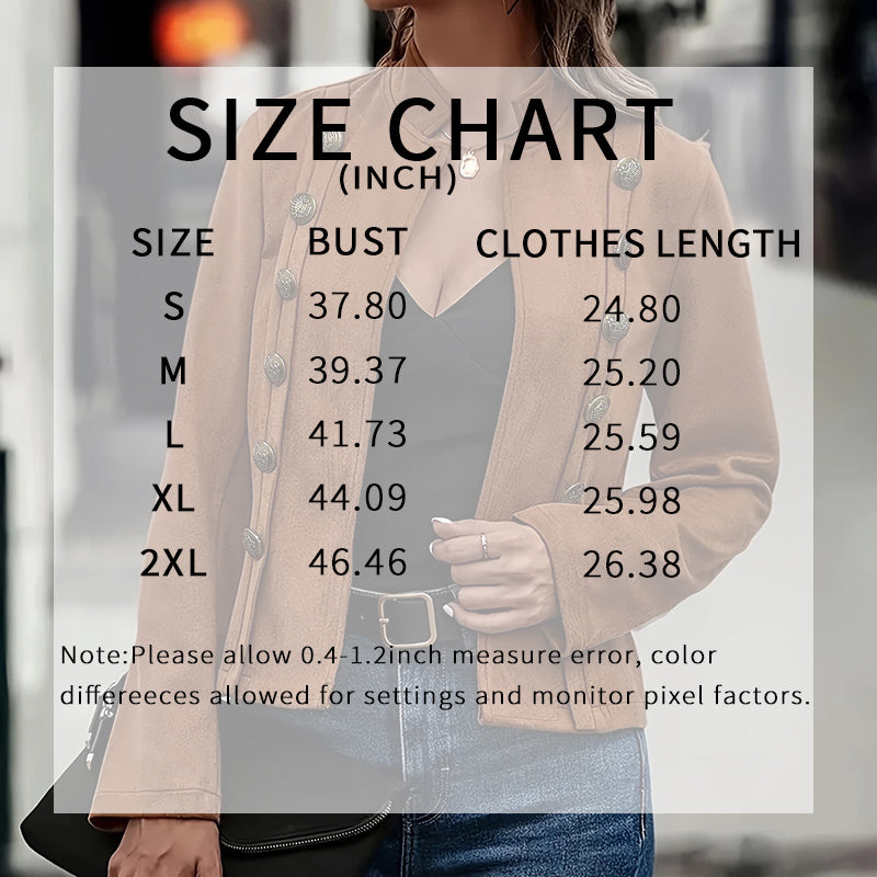 Women's Faux Suede Blazer - Long Sleeve Notch Lapel Open Front Jacket, Casual Business Office