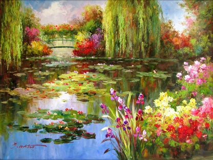 DIY Round Diamond Flower