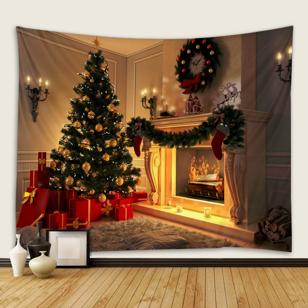 Tapestry Christmas Festive Festive Decoration Cloth
