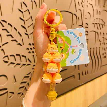 Car Chain Fashion Keychain A Pair Of Handbag Pendant