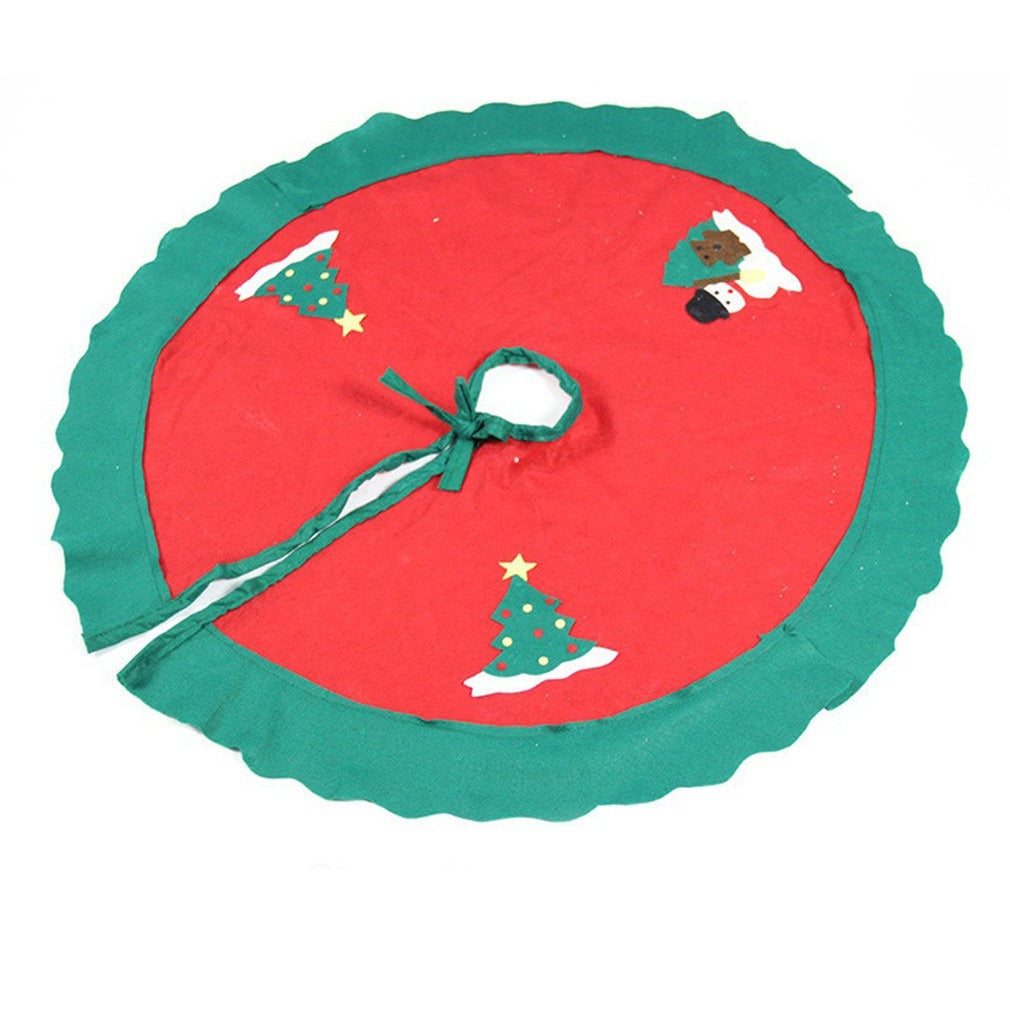 Christmas tree skirt decorations, gifts, scene matching