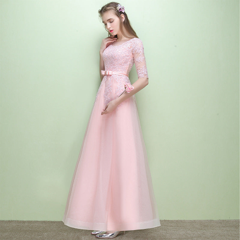 Women's Fashion Slim And Thin Bridesmaid Dress