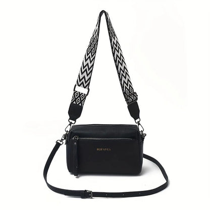Women's Adjustable Crossbody Bag, Minimalist Design Shoulder Bag With Zipper Closure, Suitable For Daily Commuting And Casual, Formal Wear, Small Crossbody Bag