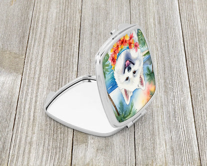 American Eskimo Luau Compact Mirror