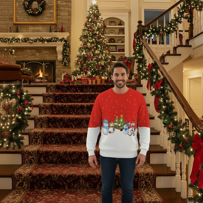 Autumn Winter Fashion Ugly Christmas Sweater Funny Pullover Women's. Men's