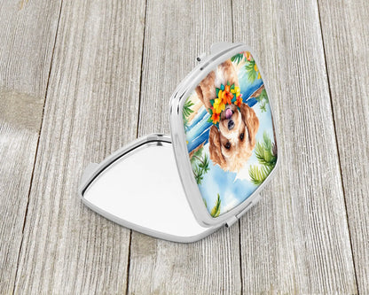 Cockapoo Luau Compact Mirror