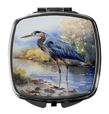 Blue Heron Compact Mirror