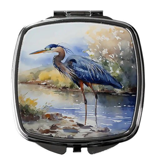 Blue Heron Compact Mirror