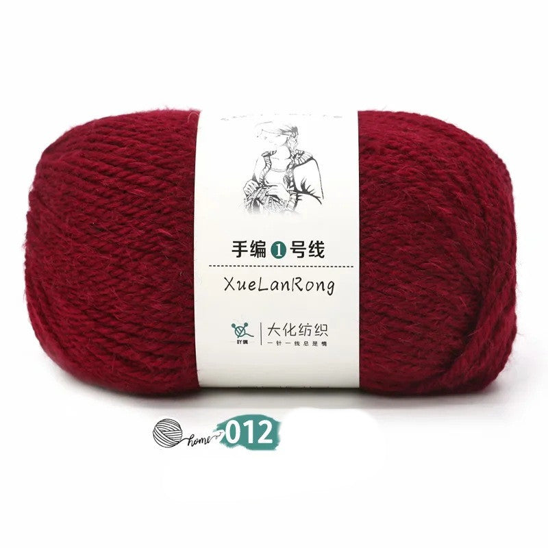 Hand-knitted Scarf Yarn Yarn Ball 4 Strands Of Coarse Wool Diy Yarn