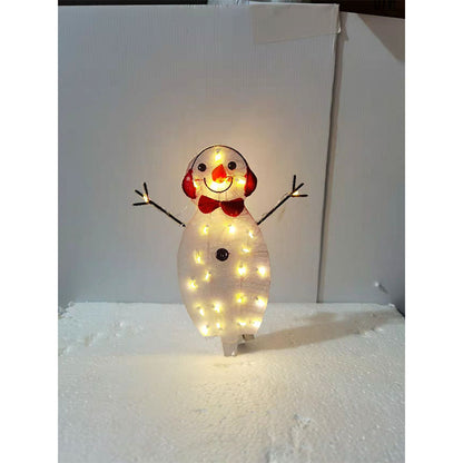 Christmas Scene Decoration With LED Lights