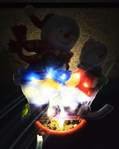 Christmas Scene Decoration With LED Lights