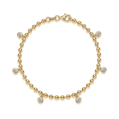 Luxury Fashion Mossan Diamond S925 Silver Bracelet Comparable To Natural Diamonds