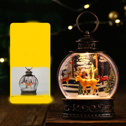 Christmas Decoration Water Injection Small Wind Lantern Ornaments