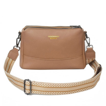 Fashionable Multi-functional PU Crossbody Casual Shoulder Bag For Daily Commuting