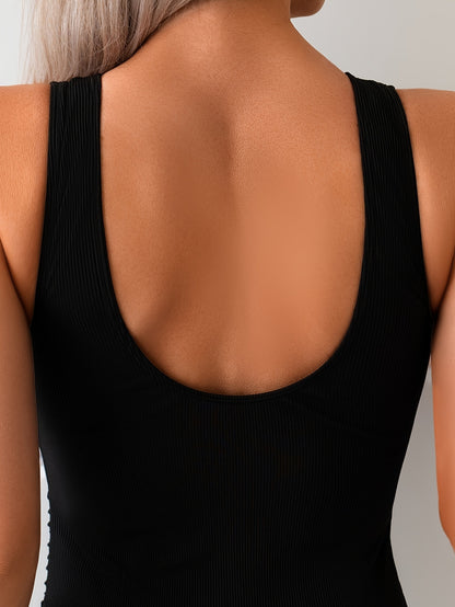 Women's Fashion Swimsuit, Striped Print, One-piece Style, Vacation Style