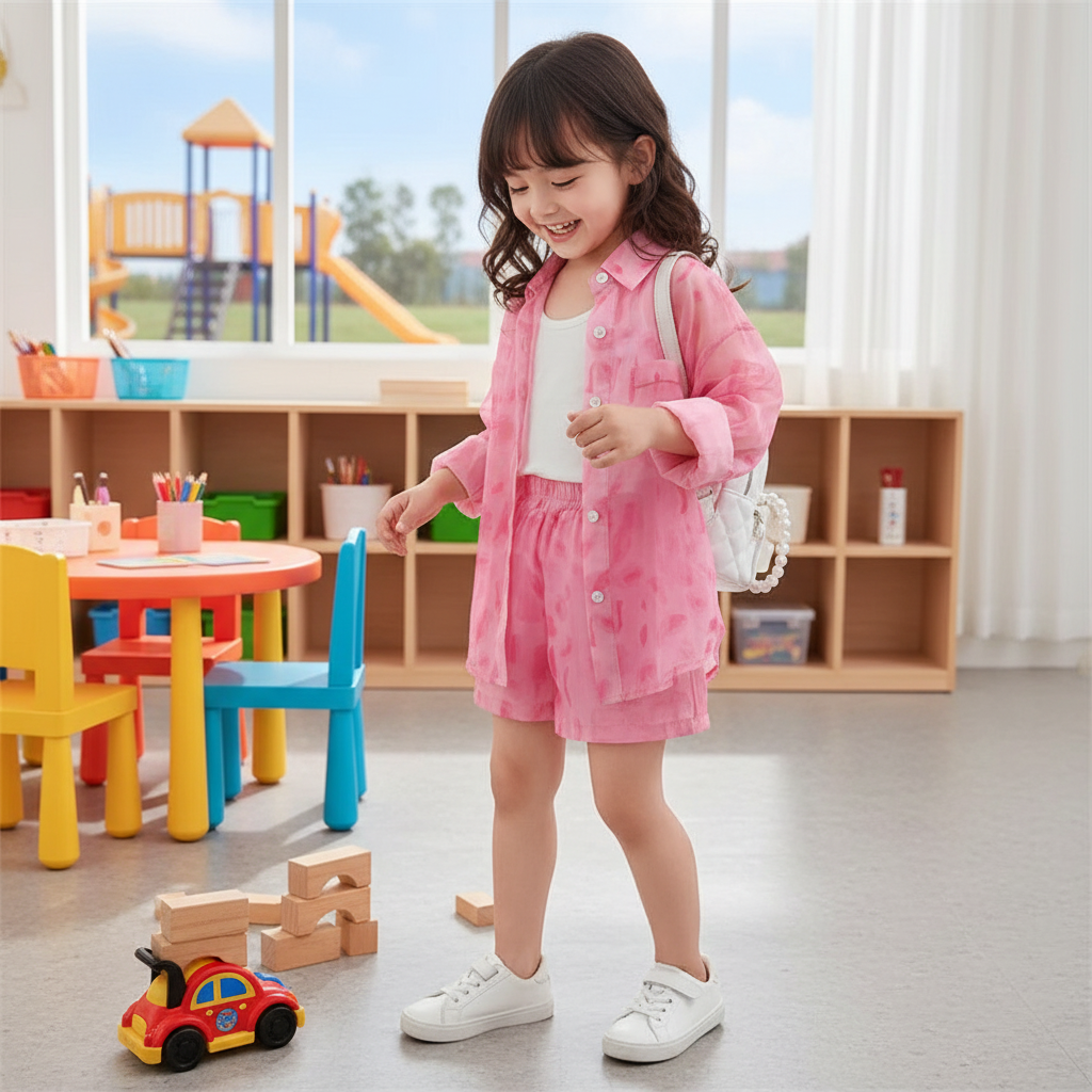 Sun Protection Clothing Suit Children's Two-piece Set