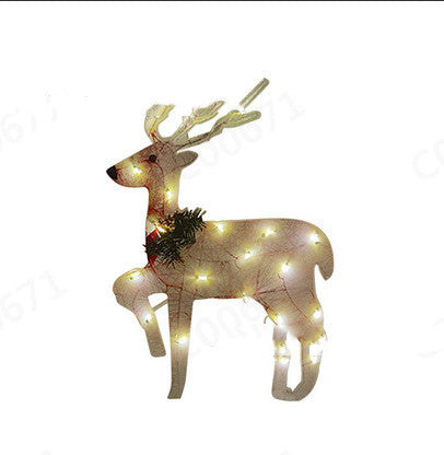 Christmas Scene Decoration With LED Lights