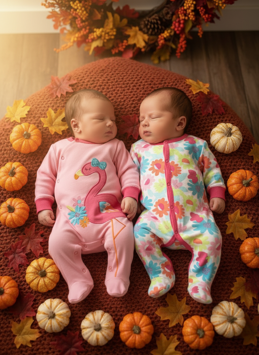Baby Spring And Autumn Clothes, Newborn Clothes 0-3 Months Pajamas